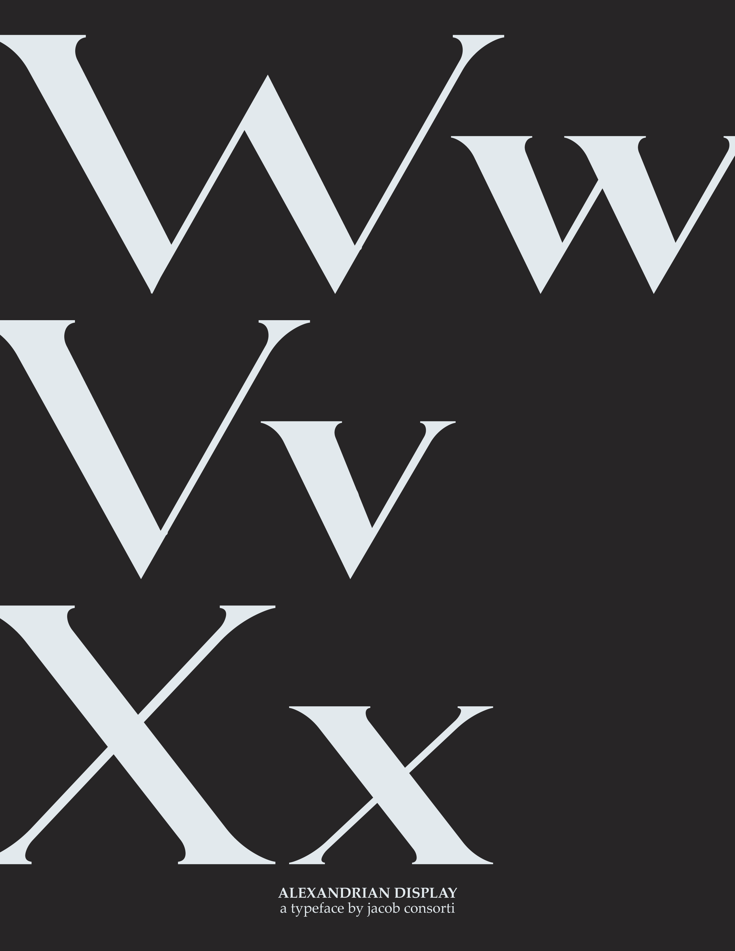 Alexandrian Display Type Poster 2