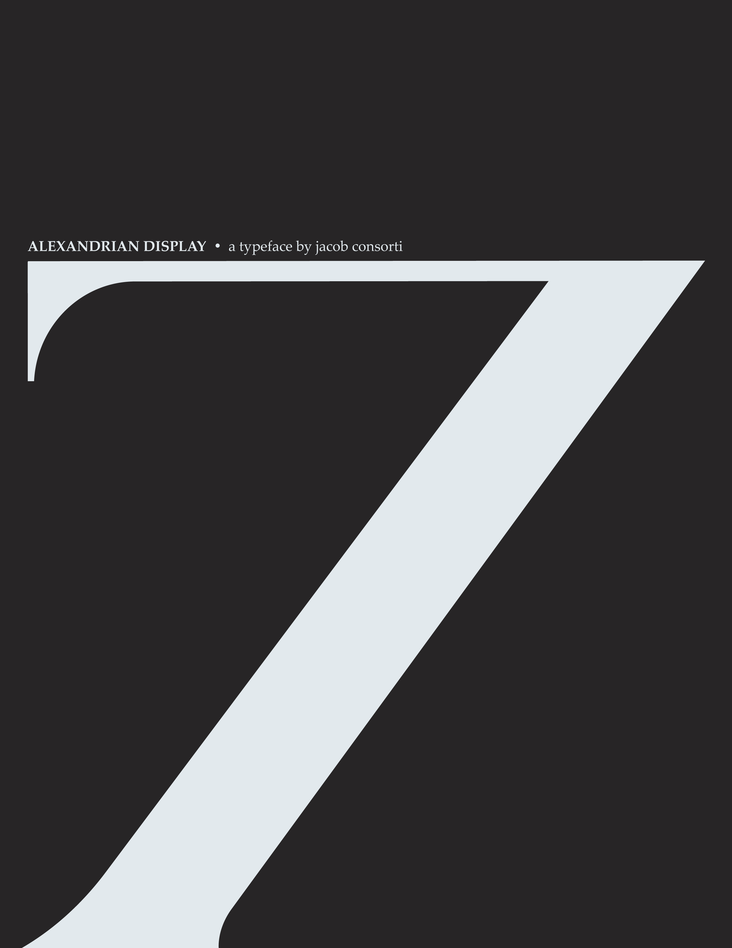 Alexandrian Display Type Poster 3