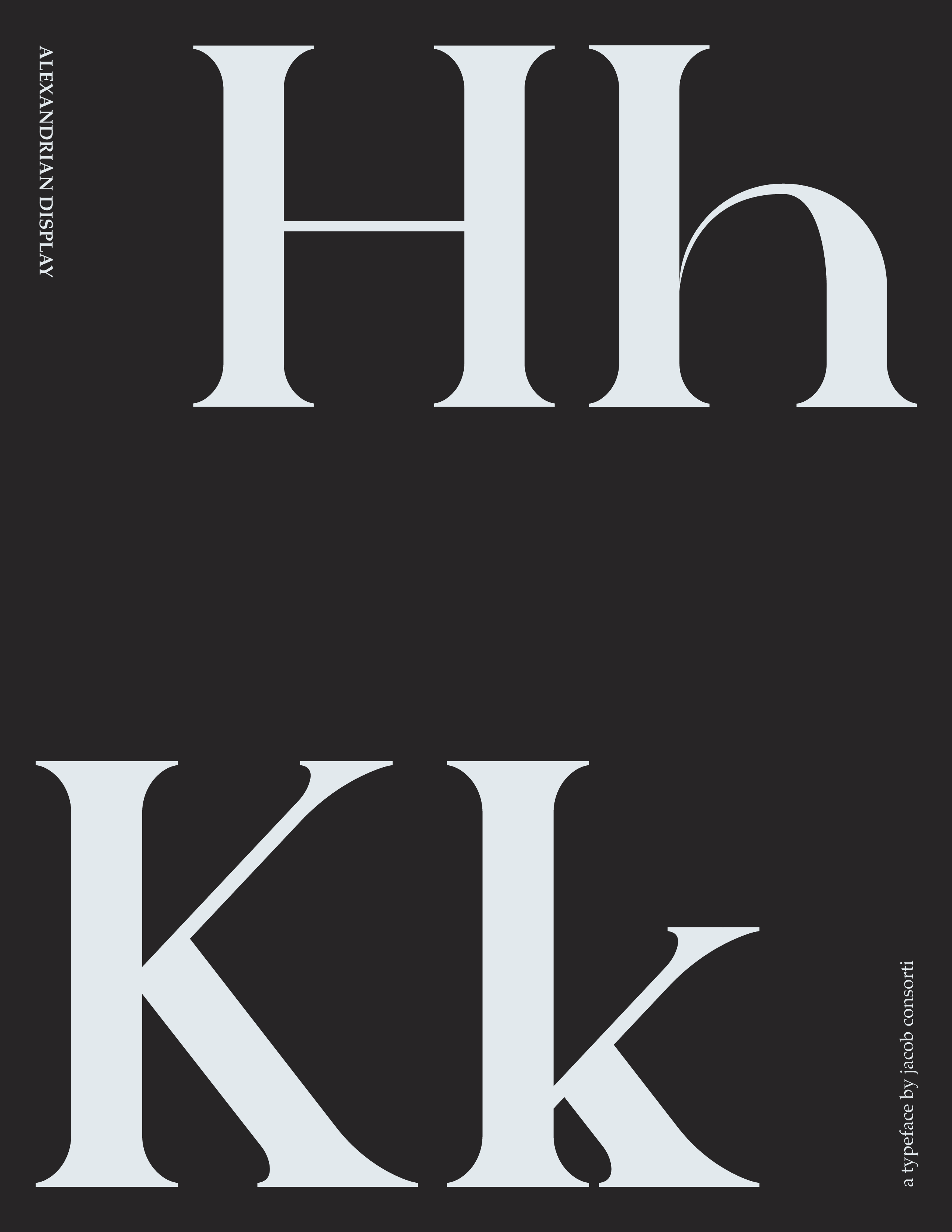 Alexandrian Display Type Poster 4