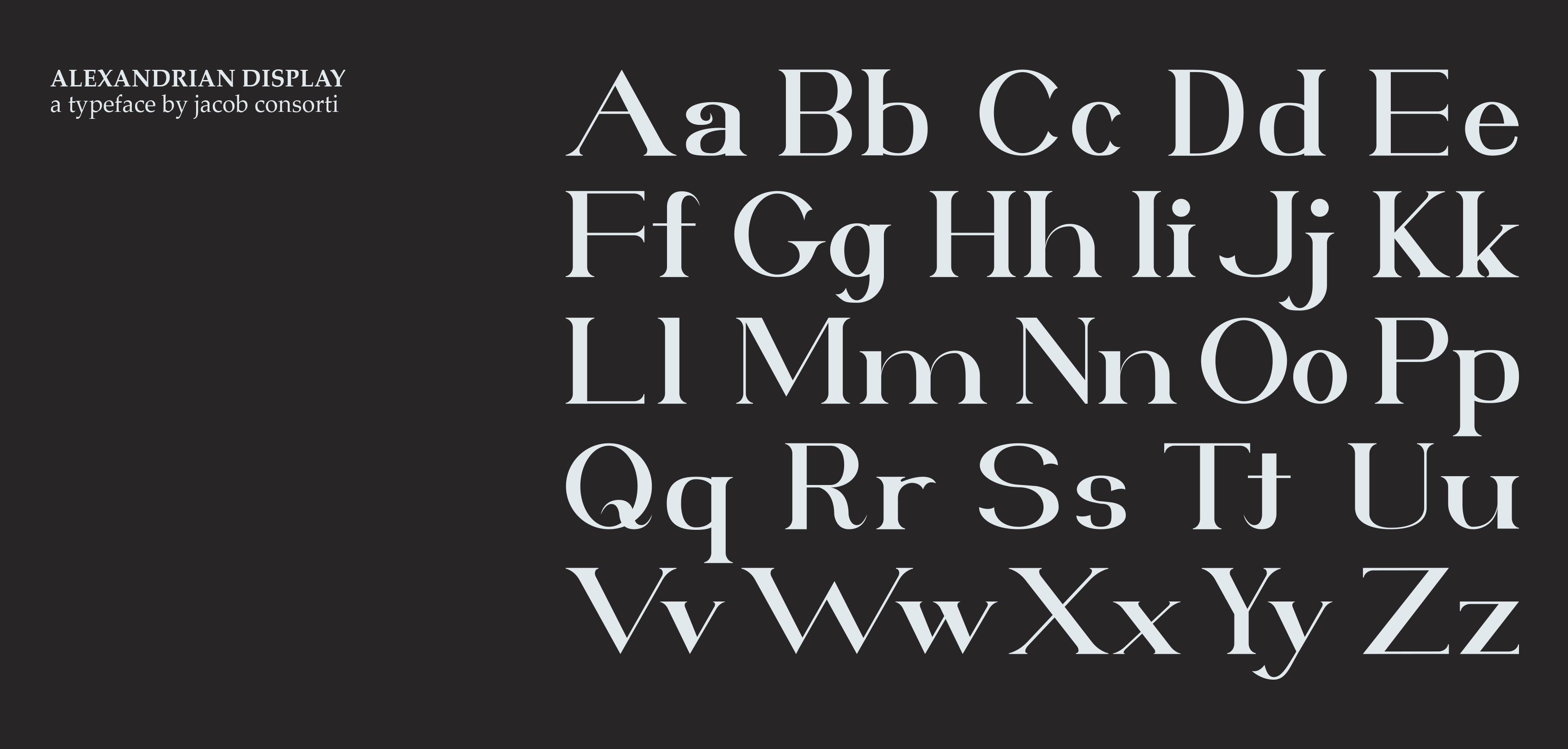 Full Typeface Showcase